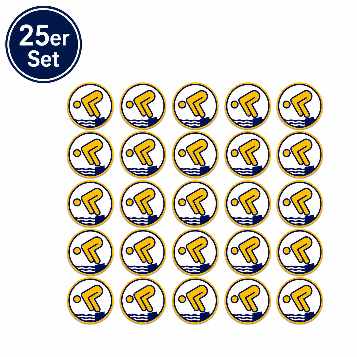 25er Set DSA Gold Schwimmabzeichen