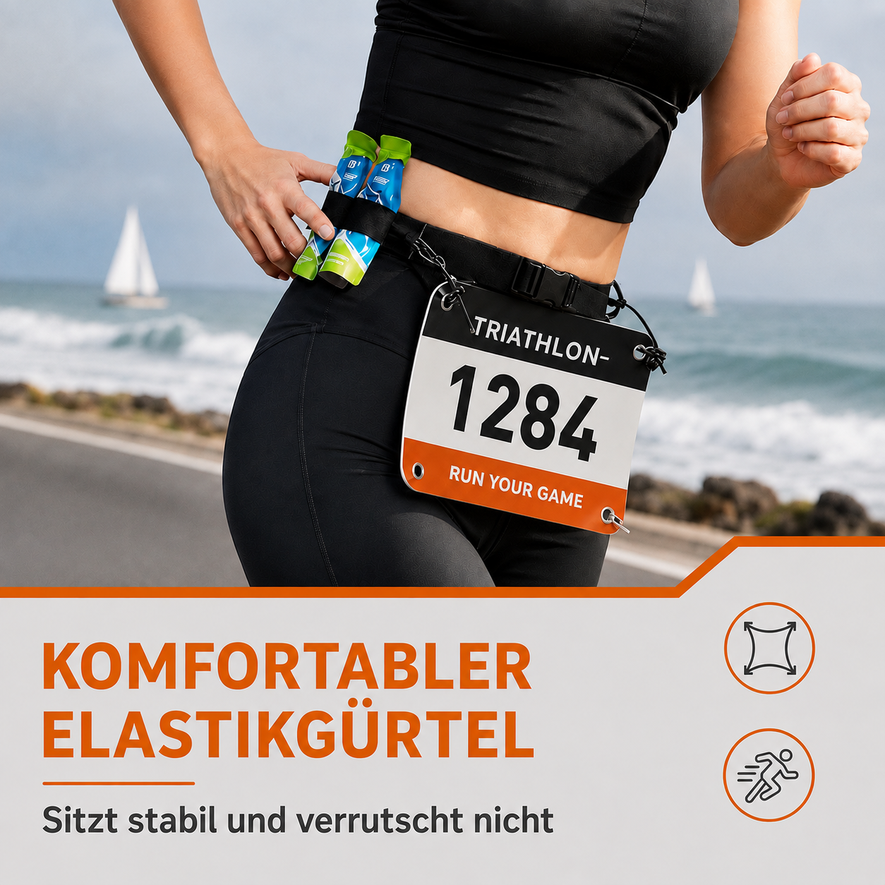 Racing Belt Pro - 6 Gel Schlaufen